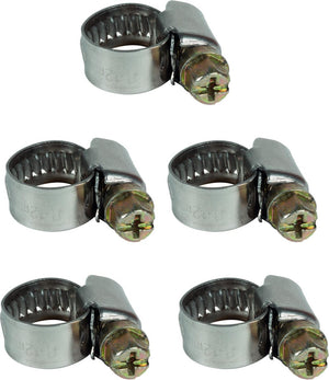 Einhell slangklemmenset 5 stuks. 8 - 12mm