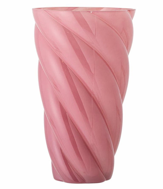 Bloomingville vaas glas rose callo 29cm