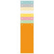 Geperforeerde karton tabbladen exacompta 1200 kleurenassortiment 105 x 240 mm
