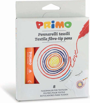 Primo https: www.cchobby.nl -textielstiften-diverse-kleuren-8-stuk-1-doos