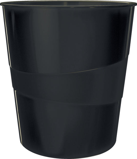 Leitz recycle prullenbak - 15 liter - 98% gerecycled plastic - zwart