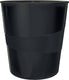 Leitz recycle prullenbak - 15 liter - 98% gerecycled plastic - zwart