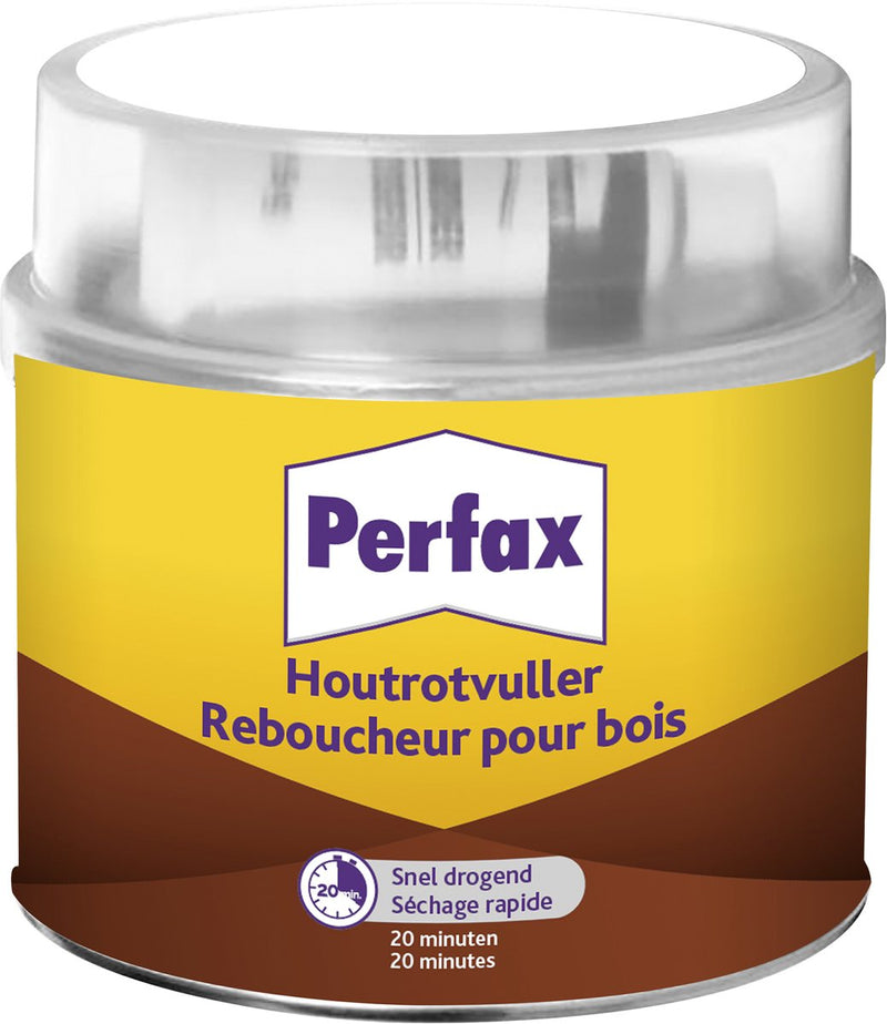 Load image into Gallery viewer, Perfax houtrotvuller 1000g can | hout restoratie vulmiddel | houtrotvuller voor binnenhuis projecten | rotvuller restoratie.
