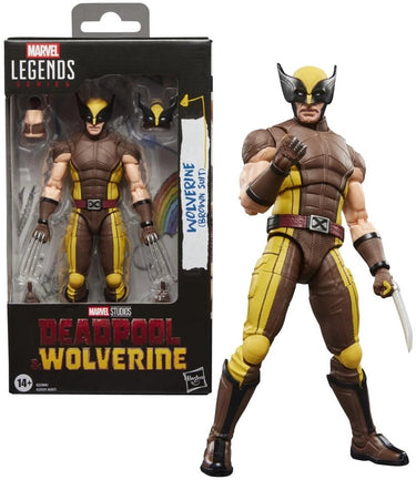 Hasbro deadpool wolverine - wolverine (brown suit) -fig legends series 15cm