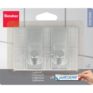 Load image into Gallery viewer, Metaltex metalen zelfklevende haken | 3 stuks
