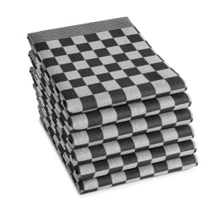 Load image into Gallery viewer, Ddddd theedoek barbeq 65 x 65 black | 6 stuks
