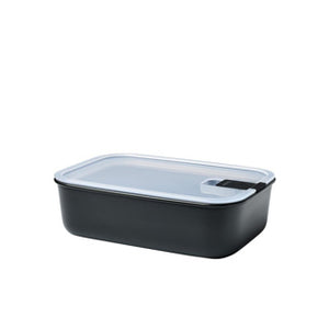 Mepal vershouddoos easyclip 1500 ml - nordic black | 2 stuks