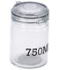 Voorraadpot glas 750 ml | 4 stuks