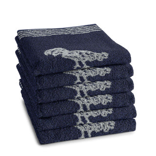 Load image into Gallery viewer, Ddddd keukendoek goodmorning 50x55 blue | 6 stuks

