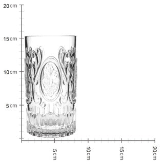 Load image into Gallery viewer, No brand tumbler acrylic clear 8.2x8.2x15.2cm | 2 stuks

