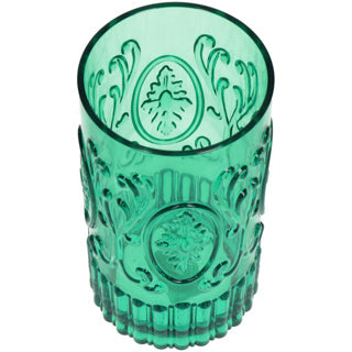 Load image into Gallery viewer, No brand tumbler acrylic green 8.2x8.2x15.2cm | 2 stuks
