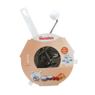 Load image into Gallery viewer, Metaltex passeerzeef 20 cm rvs wit

