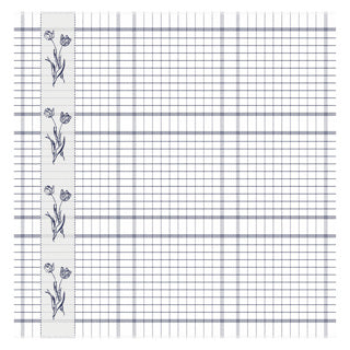 Load image into Gallery viewer, Ddddd theedoek lisse 60x65 blue | 6 stuks
