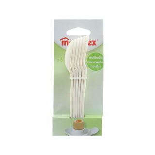 Metaltex eierlepels 6 stuks | 6 stuks