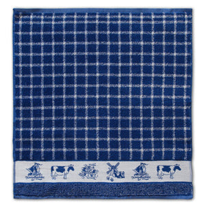 Ddddd keukendoek dutchie 50 x 55 blue | 6 stuks