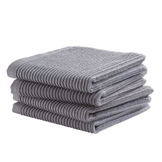 Ddddd vaatdoek basic grey 30 x 30 cm set 4 | 2 stuks