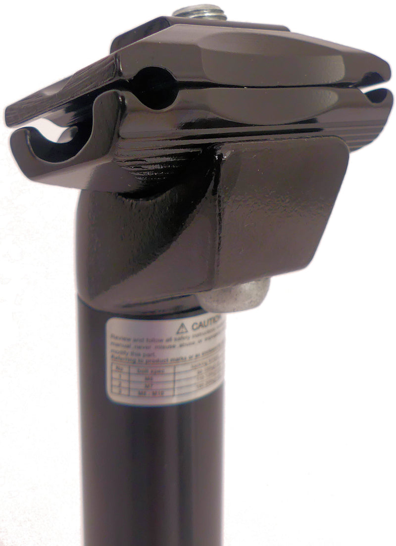 Load image into Gallery viewer, zadelpen vast 27.2 x 350 mm aluminium zilver
