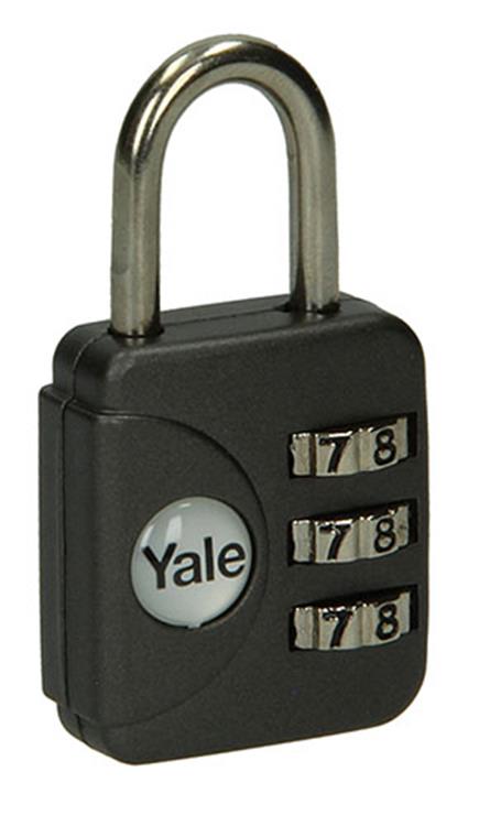 Afbeelding laden in galerijviewer, Yale 1018566 - bagage-cijferhangslot grijs yp1 28 121 1g 28mm | 5 stuks
