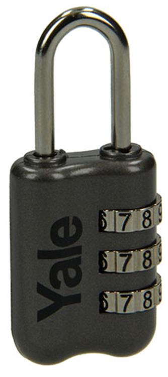 Afbeelding laden in galerijviewer, Yale 1018569 - bagage-cijferhangslot grijs yp2 23 128 1g 23mm | 6 stuks
