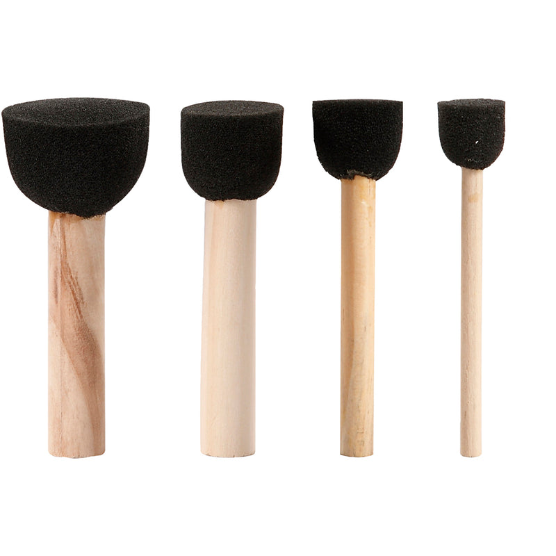 Load image into Gallery viewer, Creativ company foam tamponeerstokjes, d 13+20+25+35 mm, 4 stuk 1 doos

