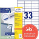 Etiketten universal 3421 avery zweckform 70x25,4mm