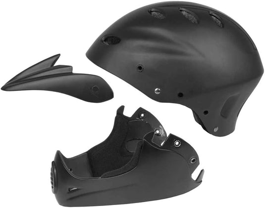 M-Wave Downhill fietshelm unisex matzwart maat 54-58 cm