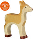 Holztiger bosdieren - ree - 10x2x11cm - houten figuur - handgemaakt