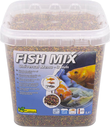 Ubbink - fish mix - visvoer - universal 5,4l - 3mm - compleet voer - drijvend