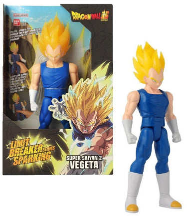 Bandai - dragon ball super - giant limit breaker figuur 30 cm - super saiyan 2 vegeta - officieel gelicenseerd - groot sparking vegeta geluids- en lichtfiguur - kinderspeelgoed 4 jaar oud en + - 38567