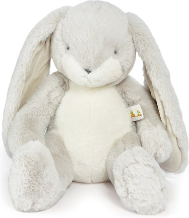 Bunnies by the bay nibble konijn - knuffeldier - geborduurde details - 38 cm - grijs