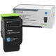 Tonercartridge lexmark 78c2xce cyaan