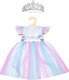 Heless poppenjurk fee en eenhoorn met kroon, 28-35 cm