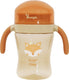 Bo jungle - drinkbeker kinderservies - antilekbeker 360° - 240 ml - met handgrepen en deksel - royal foxy 360° drinking cup