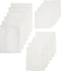Meyco baby uni starterset - 18-pack - hydrofiel - white