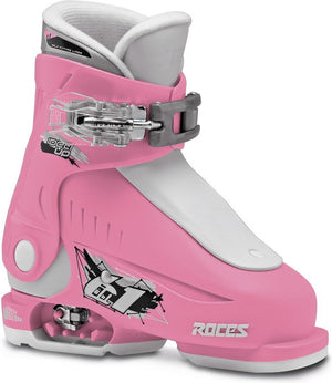 Roces - idea up - skischoenen - kinderen - 16.0-18.5 (25-29) - wit - roze