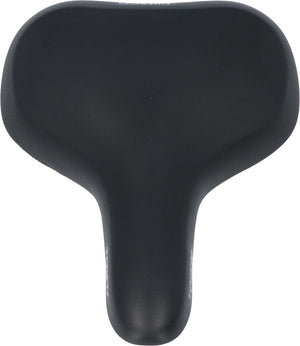 Dresco fietszadel towny memoryfoam zwart