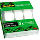 Plakband scotch magic 7500 mm invisible