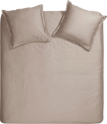 Cinderella sundays dekbedovertrek - extra breed - satijn - 260x200 220 cm - taupe