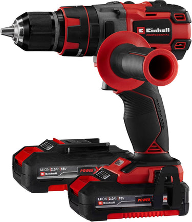 Einhell accu klopboor- schroefmachine te-cd 18 li-i bl kit - power x-change - 18 v li-ion - met impactfunctie - 2 snelheden - 60 nm - incl. 2x 2,0 ah accu en lader
