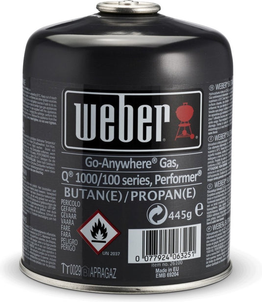 Weber gasbusje - cartridge voor barbecue - 0077924089862