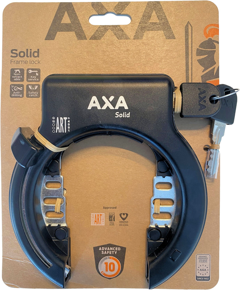 Load image into Gallery viewer, Axa slot ringslot solid** zwart 63mm
