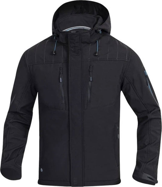 Ardon work outdoor gear ardon 4tech softshell jack | heren | zwart | l | hoog waterbestendig en ademend werkjack met afneembare capuchon