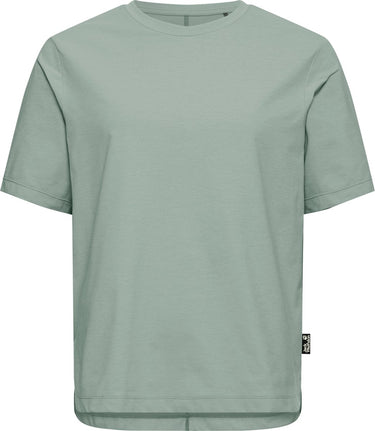 Jack wolfskin travel t-shirt dames - dames korte mouw - green zinnia