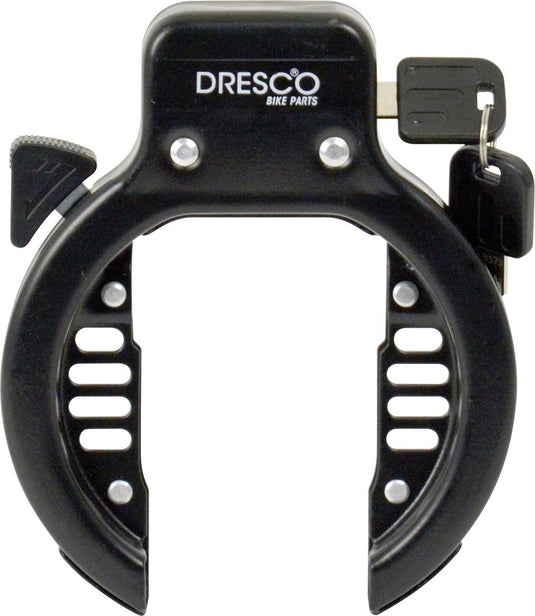 Dresco 2.0 dresco ringslotslot voor fietsen met brede banden - gehard staal - zwart