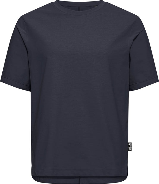 Jack wolfskin travel t w dames outdoorshirt-dark navy