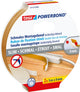 Tesa powerbond montagetape smal dubbelzijdig schuim extra sterk – beige 2 rollen 5m x 9mm