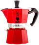Bialetti moka express 3 kops rood – espressopot – aluminium – 130 ml