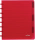 Atoma schrift gelijnd -18x21cm (a5+) - 90 g m2 - 120 bladzijden (60 vel) - 6 tabbladen