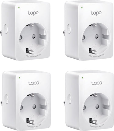 Tp-link tapo p110 - slimme stekker - smart plug - 4 stuks - wifi stopcontact - energiebewaking