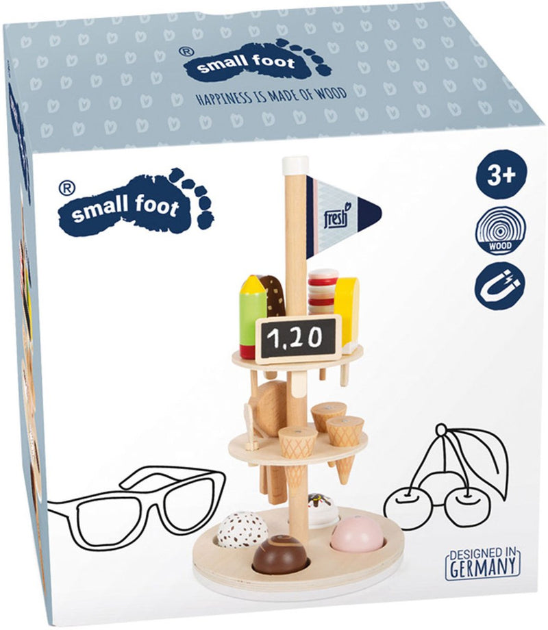 Load image into Gallery viewer, Small foot - houten ijsjes met houder, 15dlg.
